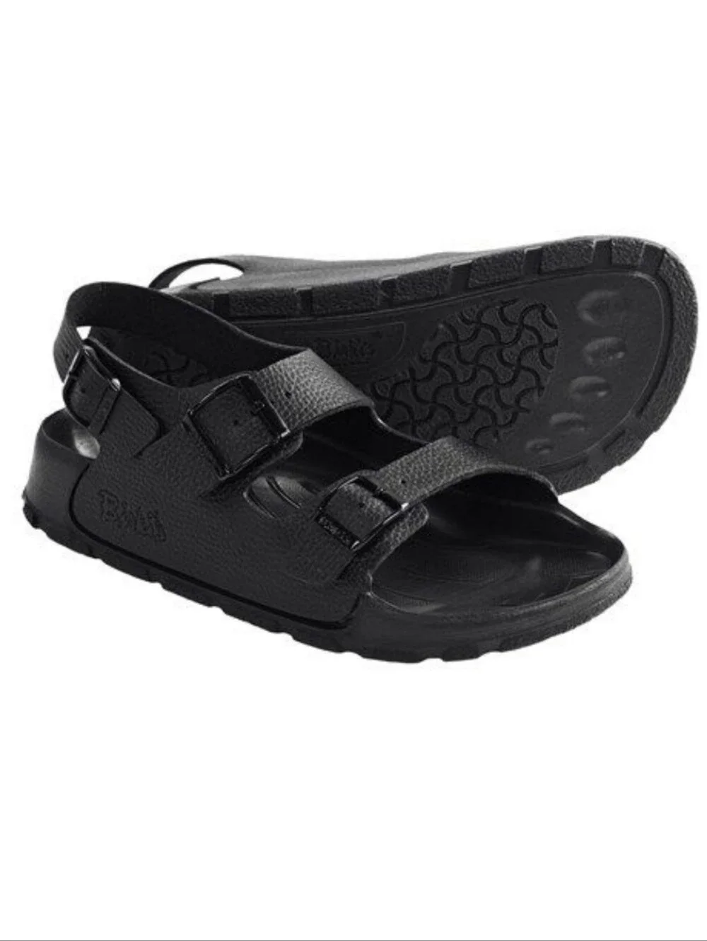 Birki's by Birkenstock Aruba Water Sandals Black Resortwear Sz W-11-11.5 M-9-9.5